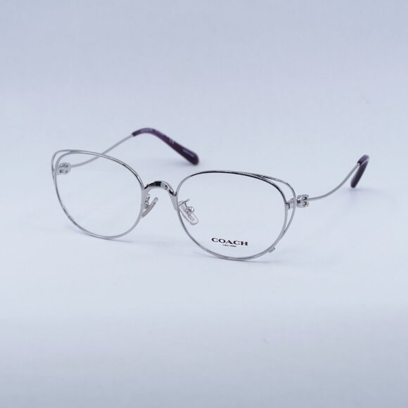 🕶️ New Coach HC5095 9001 Eyeglasses - Silver Frame 54mm - Picture 3 of 11